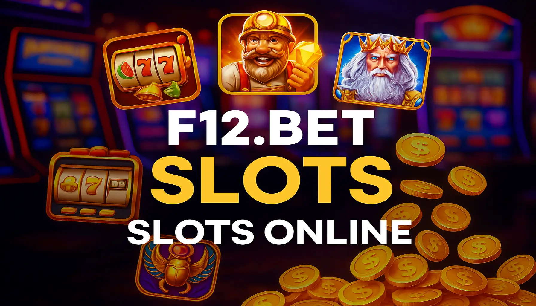 Explore o mundo das slot machines no F12.BET Casino